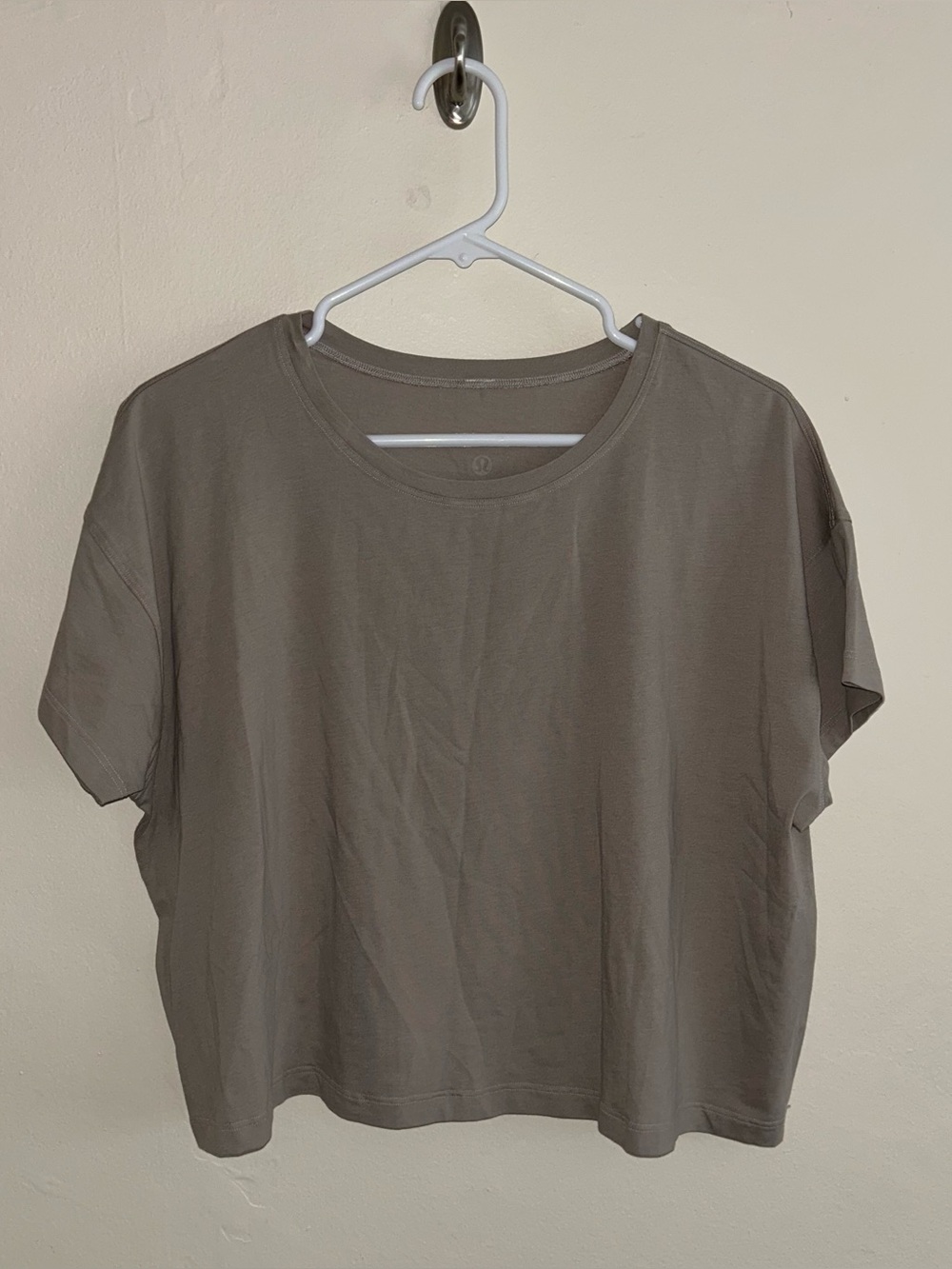 Lululemon Boxy Short Sleeve Tee Light Stone Sage
